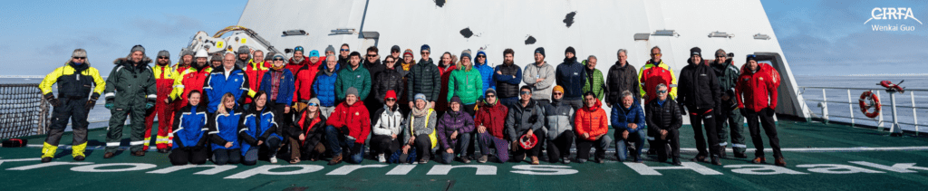 photo of the CIRFA expedition team